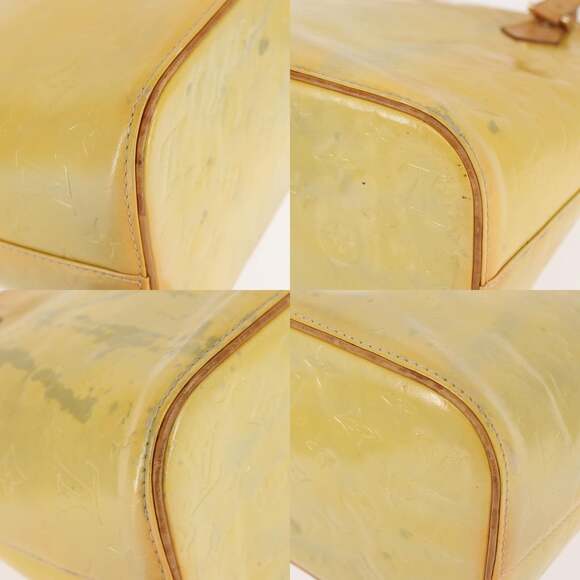 LOUIS VUITTON Monogram Vernis Houston Hand Bag Gris M91053 - Picture 10 of 12